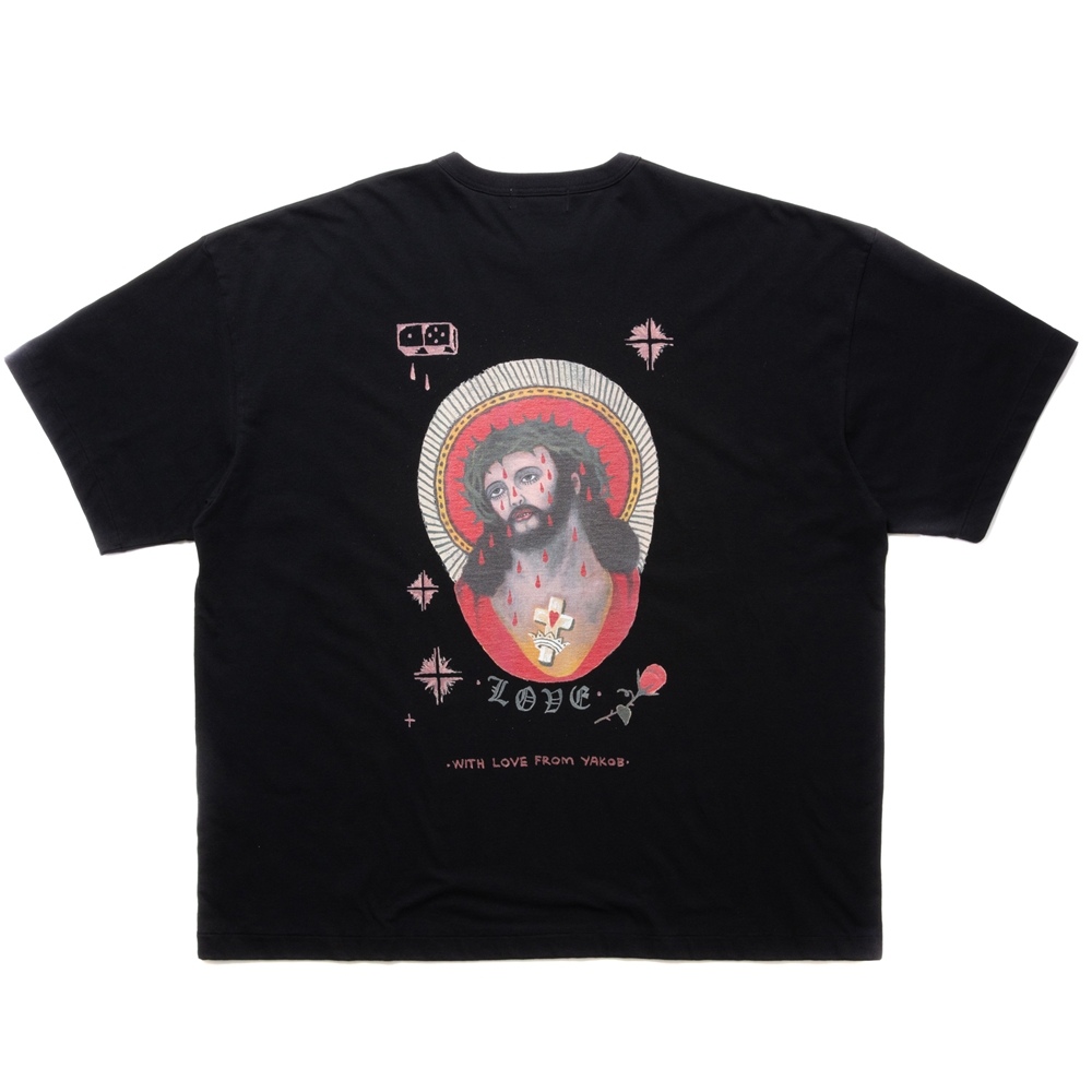 画像: COOTIE PRODUCTIONS/Print S/S Tee（JESUS）（Black）［プリントT-24春夏］