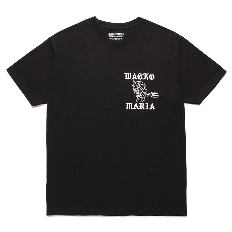 画像: WACKO MARIA/56 TATTOO STUDIO / T-SHIRT（BLACK）［プリントT-24春夏］