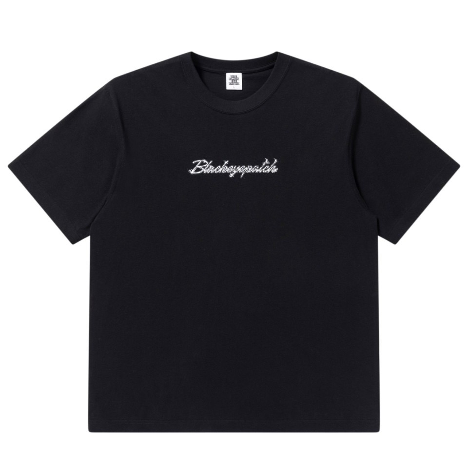 画像: BlackEyePatch/CHROMED SCRIPT EMBLEM TEE（BLACK）