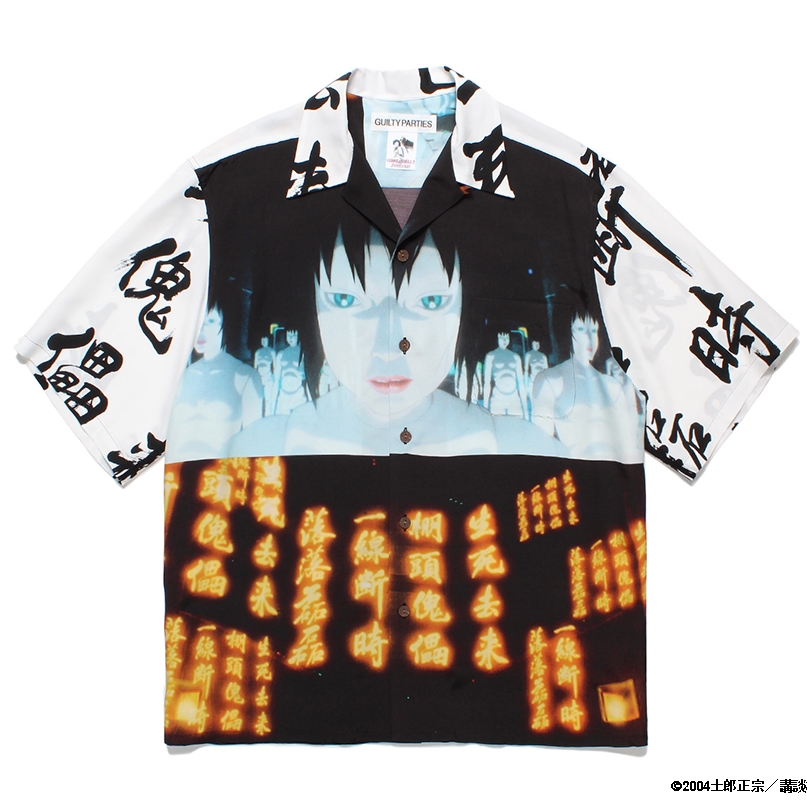 画像: WACKO MARIA/GHOST IN THE SHELL 2 INNOCENCE / 攻殻機動隊 / HAWAIIAN SHIRT（WHITE）［ハワイアンシャツ-24春夏］