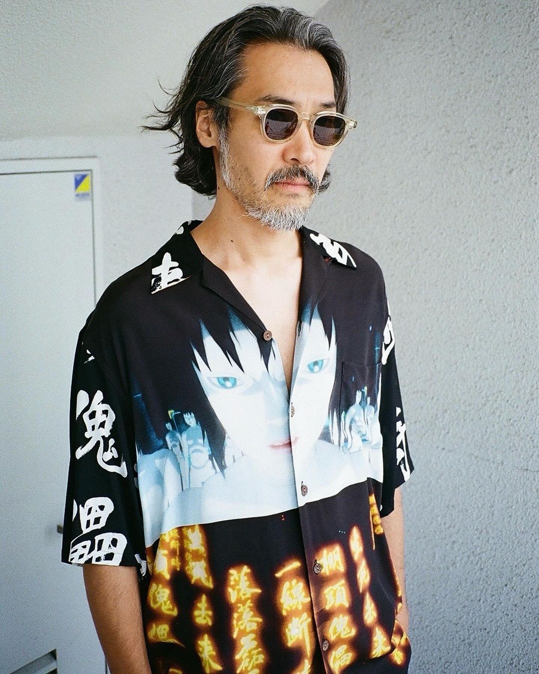 画像: WACKO MARIA/GHOST IN THE SHELL 2 INNOCENCE / 攻殻機動隊 / HAWAIIAN SHIRT（BLACK）［ハワイアンシャツ-24春夏］