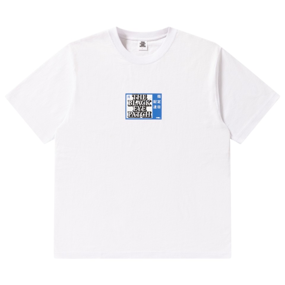 画像: BlackEyePatch/SCHEDULED DELIVERY LABEL TEE（WHITE）