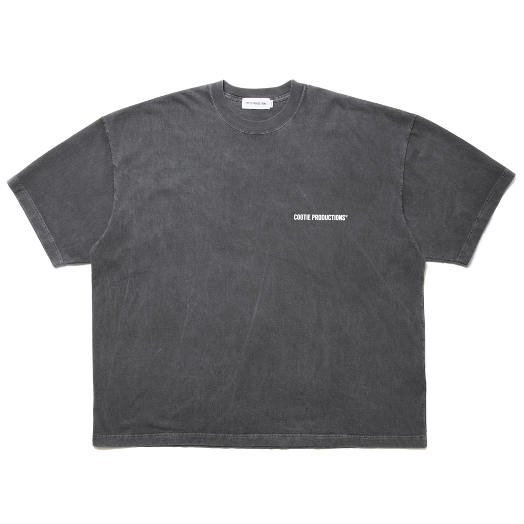 画像: COOTIE PRODUCTIONS/Pigment Dyed S/S Tee（Black）［ピグメントダイT-24春夏］