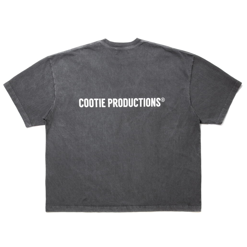 画像: COOTIE PRODUCTIONS/Pigment Dyed S/S Tee（Black）［ピグメントダイT-24春夏］