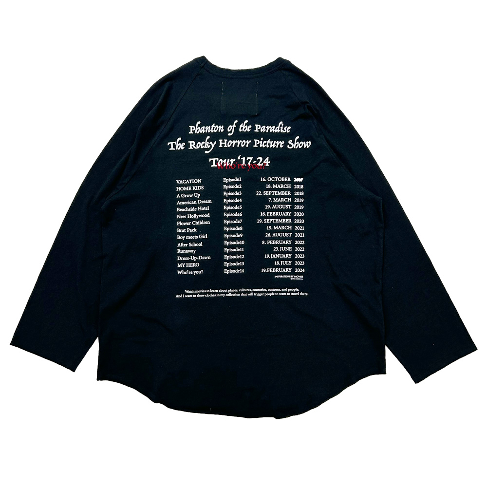 画像: DAIRIKU/"Tour" Raglan Tee（Black）［ラグランT-24秋冬］