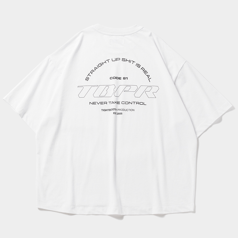 画像: TIGHTBOOTH/STRAIGHT UP T-SHIRT（White）［プリントポケT-24夏］