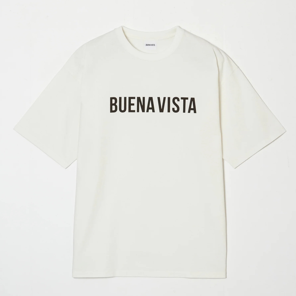 画像: BUENA VISTA/BUENA VISTA LOGO tee（WHITE）［プリントT-24春夏］