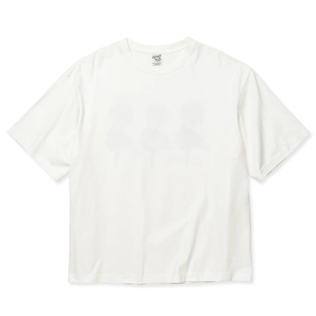 画像: CALEE/DROP SHOULDER "INDIVIDUAL BASIS" ROSE LOGO TEE（各色）［ドロップショルダープリントT-24春夏］