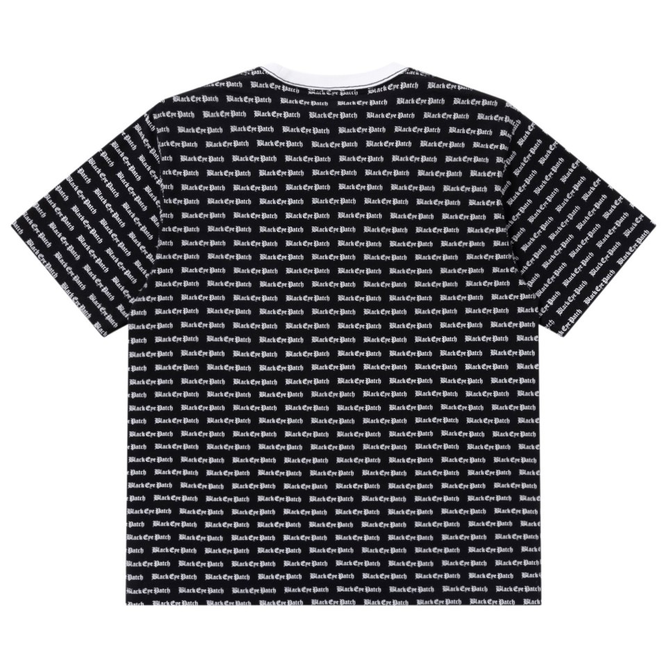 画像: BlackEyePatch/OE LOGO PATTERNED TEE（BLACK）