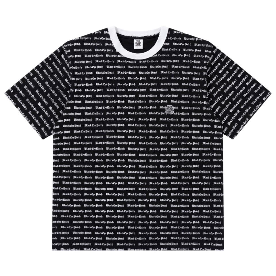 画像: BlackEyePatch/OE LOGO PATTERNED TEE（BLACK）