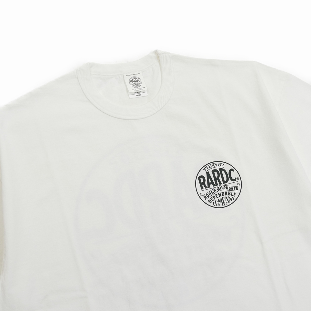 画像: ROUGH AND RUGGED/RR × NUTS TEE SHIRTS（WHITE）［プリントT-24春夏］