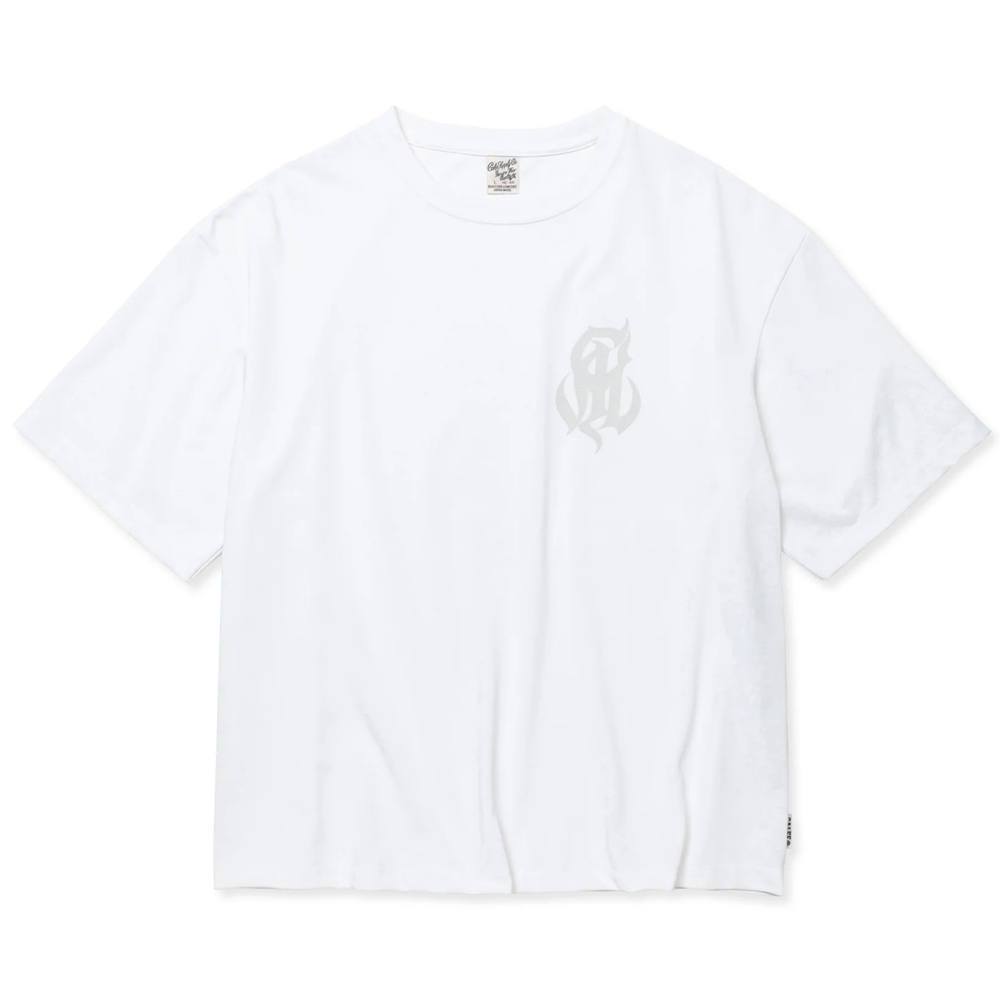 画像: CALEE/MULTI FUNCTION DROP SHOULDER LOGO TEE（WHITE）［ドロップショルダープリントT-24春夏］