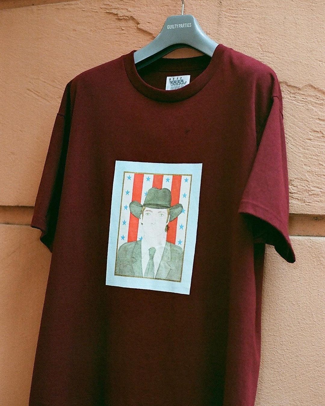 画像: WACKO MARIA/世界平和プロジェクト / T-SHIRT（BURGUNDY）［プリントT-24春夏］