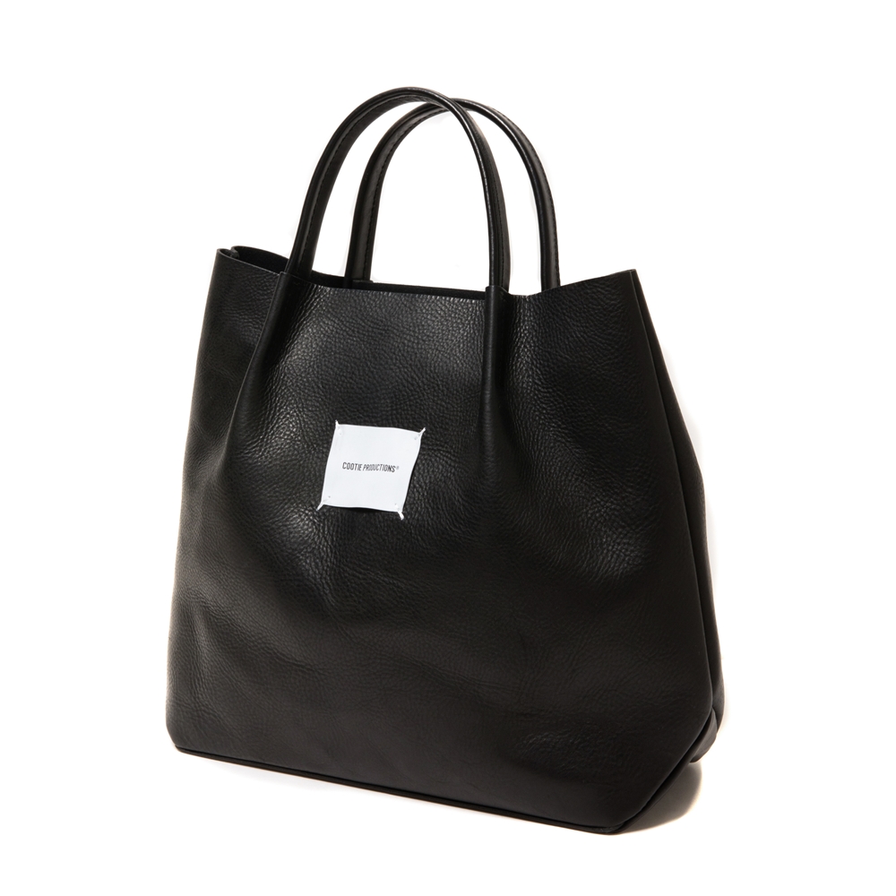 画像: COOTIE PRODUCTIONS/Leather Tote Bag（Black）［レザートートバッグ-24秋冬］