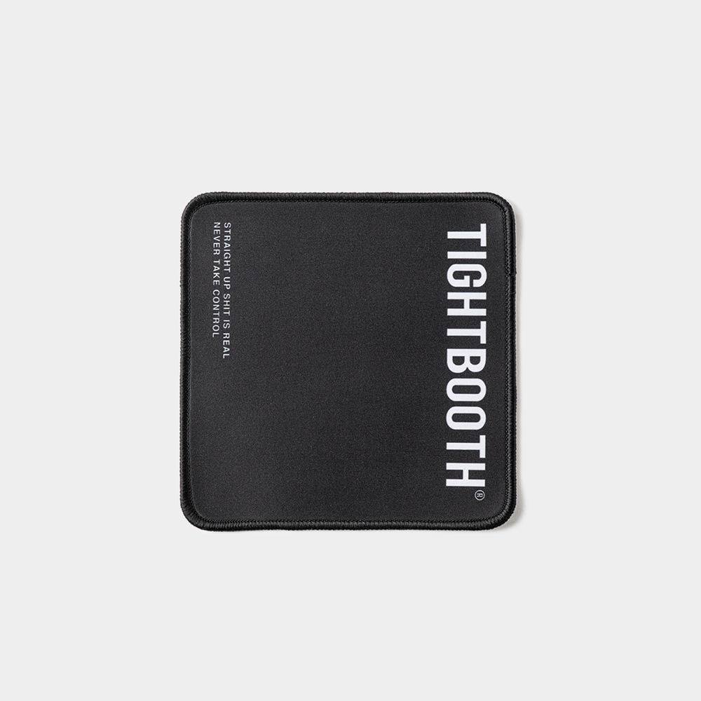 画像: TIGHTBOOTH/LABEL LOGO MOUSE PAD（Black）［マウスパッド-24夏］