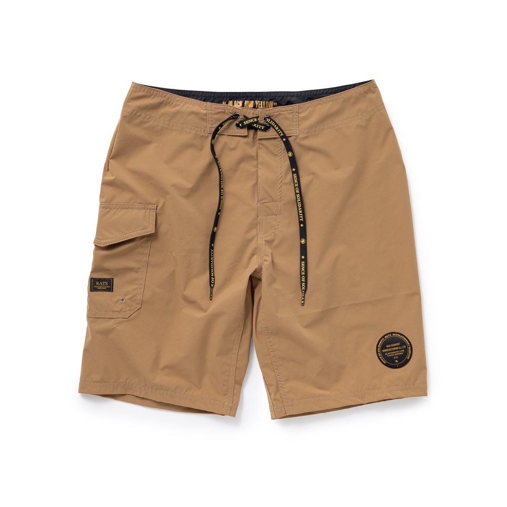 画像: RATS/LOGO SURF SHORTS（BROWN）［ロゴサーフショーツ-24春夏］