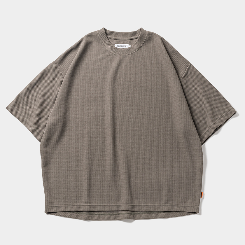 画像: TIGHTBOOTH/WAFFLE T-SHIRT（Olive）［ワッフルT-24夏］