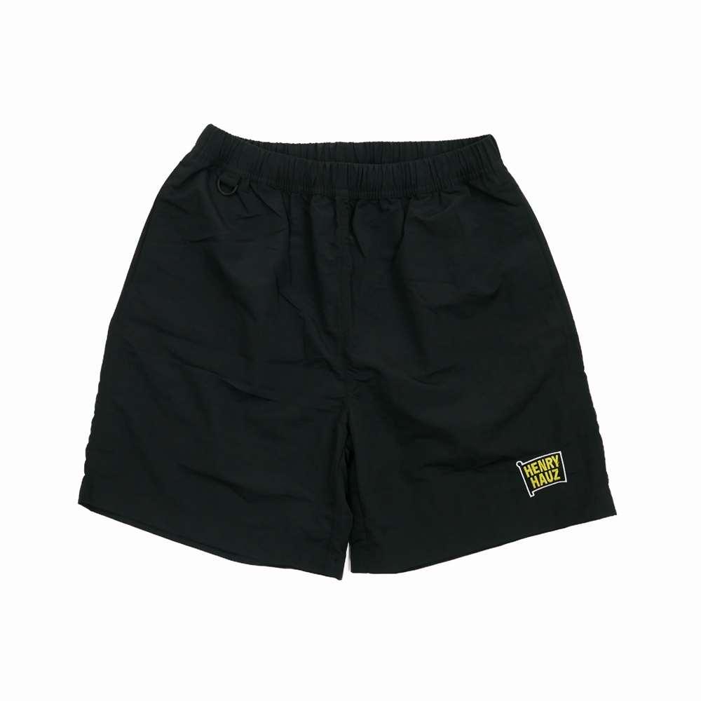 画像: ROUGH AND RUGGED/HENRY HAUZ NYLON SHORTS（BLACK）［ナイロンショーツ-24春夏］