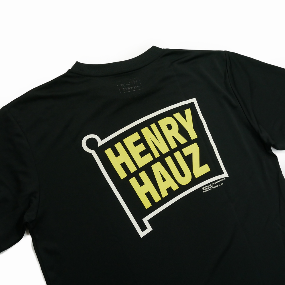 画像: ROUGH AND RUGGED/HENRY HAUZ DRY TEE（BLACK）［ドライT-24春夏］