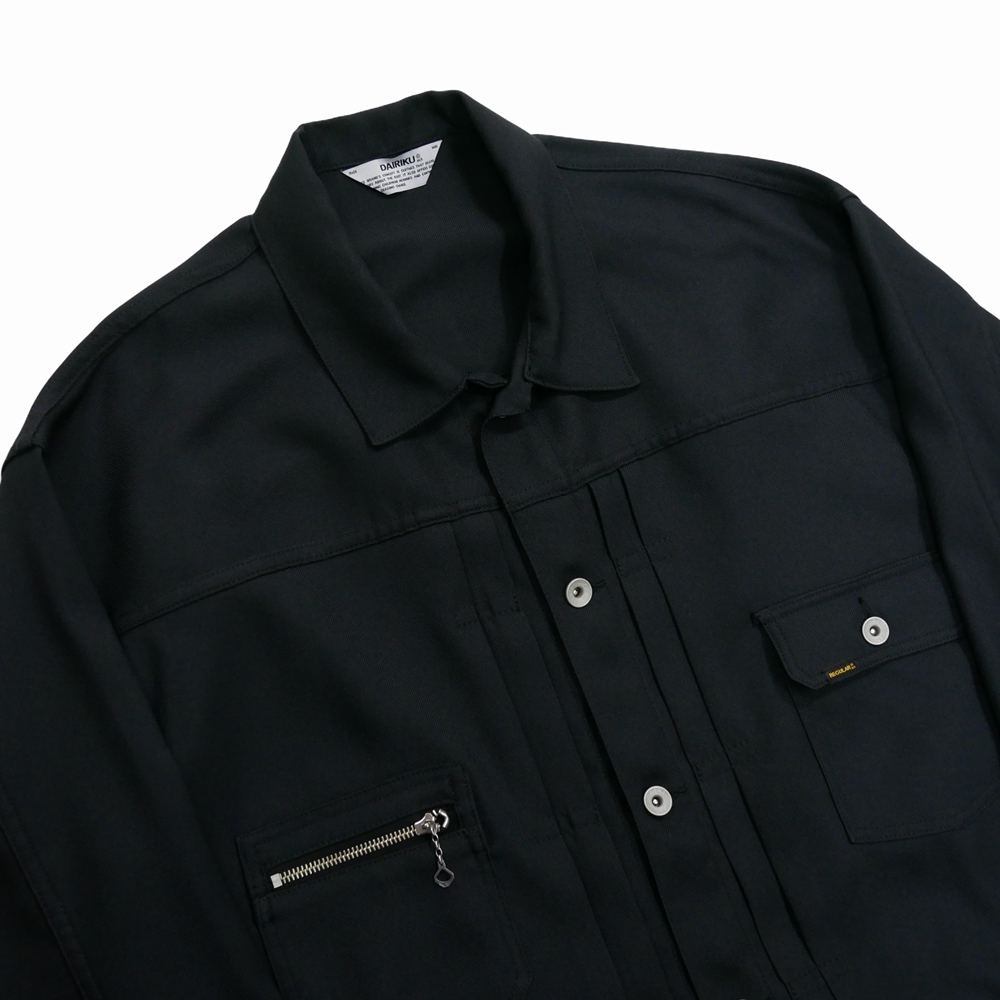 画像: DAIRIKU/2pkt Polyester Jacket（Black）［2ポケットポリエステルJKT-24秋冬］