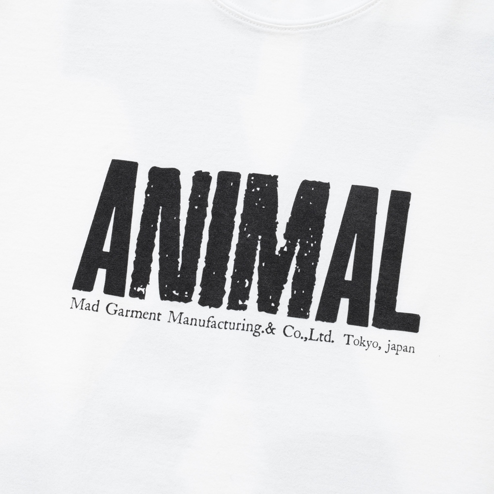 画像: RATS/ANIMAL X TEE（WHITE）［プリントT-24春夏］