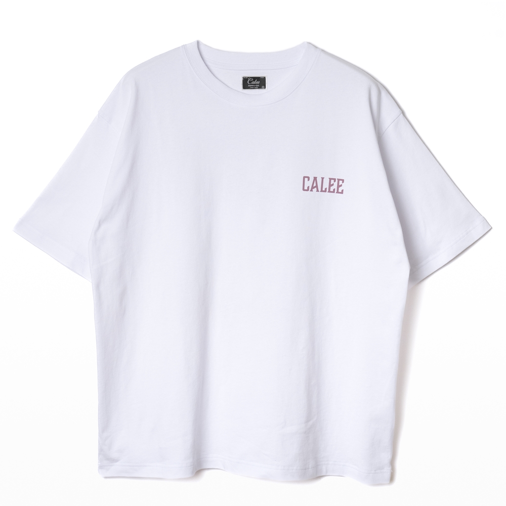 画像: CALEE/× HIGH FIVE FACTORY CAL RETRO GIRL BANDANNA TEE（WHITE）［プリントT-24春夏］