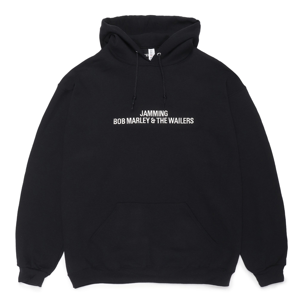 画像: WACKO MARIA/BOB MARLEY / HOODED SWEAT SHIRT（BLACK）［プルオーバーパーカー-24秋冬］