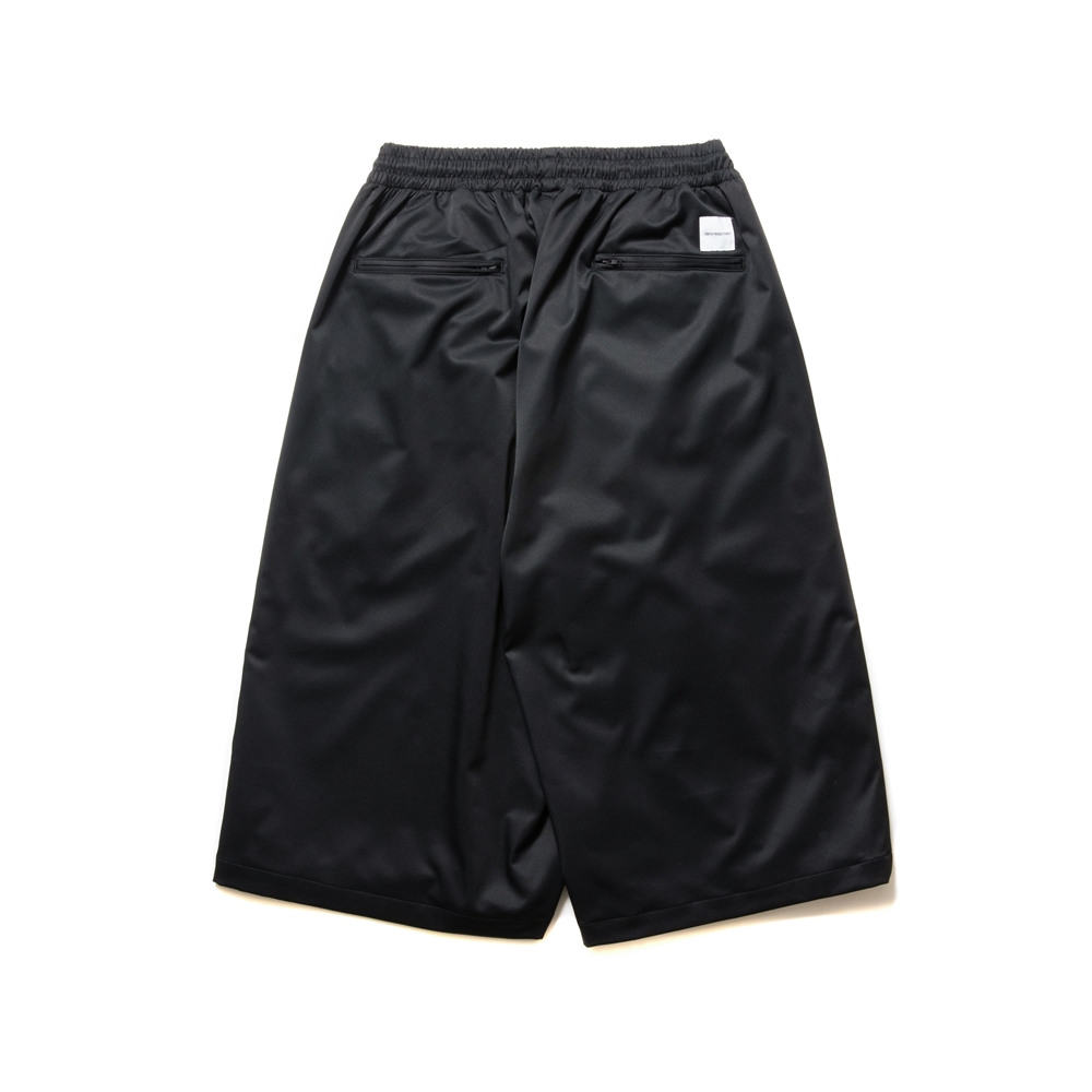 画像: COOTIE PRODUCTIONS/Polyester Twill 2 Tuck Track Shorts（Black）［2タックトラックショーツ-24秋冬］