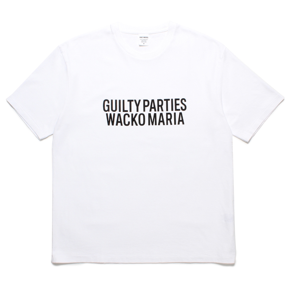 画像: WACKO MARIA/WASHED HEAVY WEIGHT T-SHIRT（WHITE）［プリントT-24秋冬］