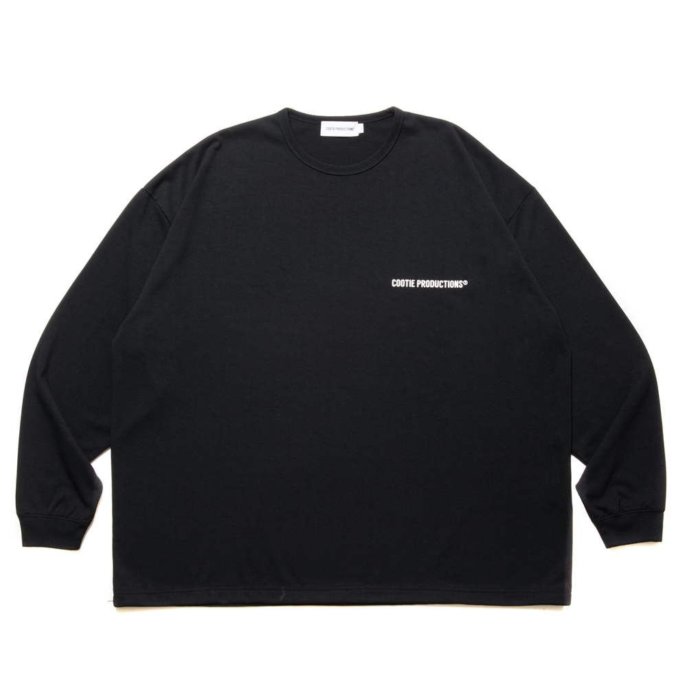 画像: COOTIE PRODUCTIONS/Dry Tech Jersey Oversized L/S Tee（Black）［ドライテックオーバーサイズ長袖T-24秋冬］