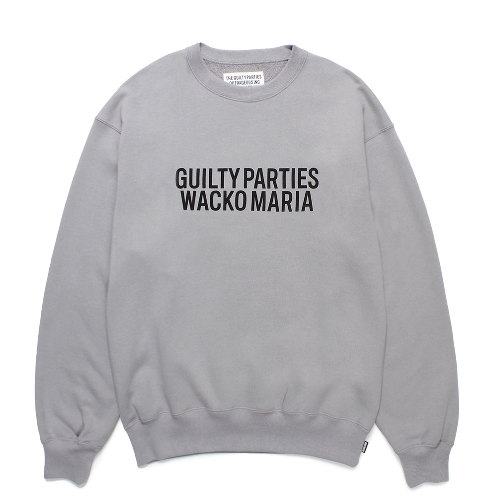 画像: WACKO MARIA/MIDDLE WEIGHT CREW NECK SWEAT SHIRT（GRAY）［クルーネックスウェット-24秋冬］