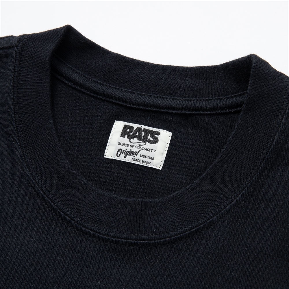 画像: RATS/BOX LOGO WAY OF LIFE TEE（BLACK）［プリントT-24秋冬］