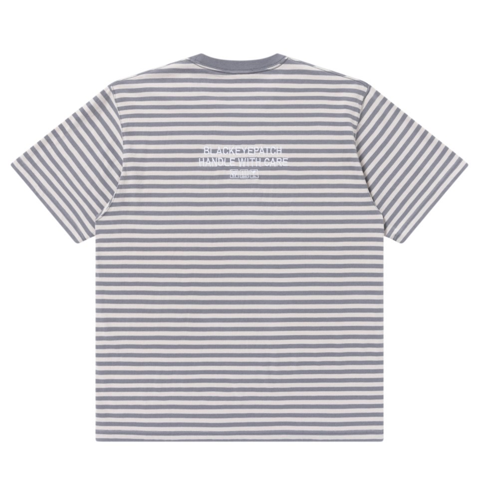 画像: BlackEyePatch/STRIPED HWC LABEL TEE（MULTI）