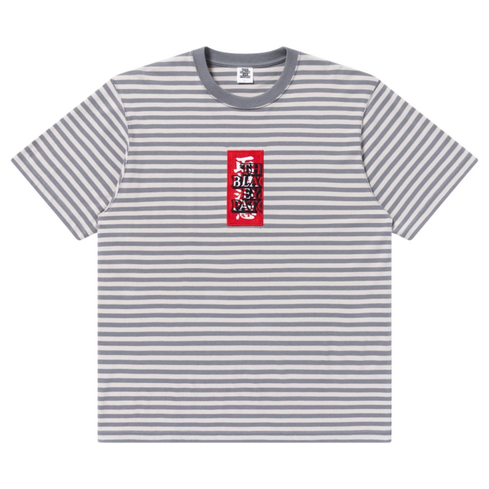 画像: BlackEyePatch/STRIPED HWC LABEL TEE（MULTI）