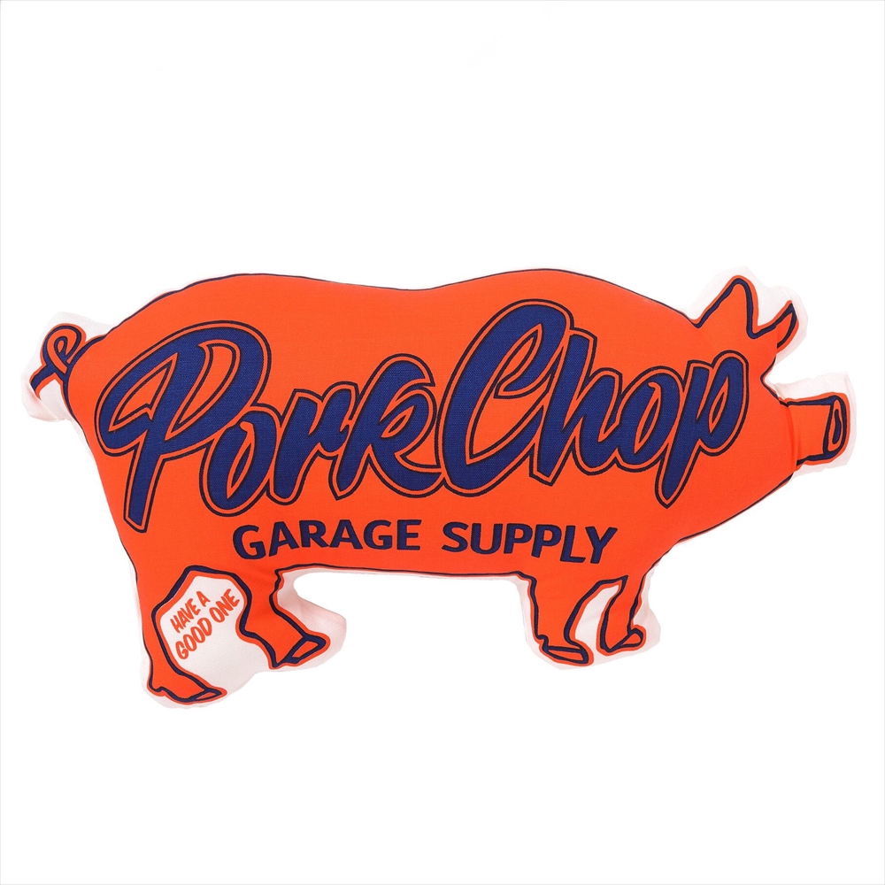 画像: PORKCHOP/PORK CUSHION（ORG/NVY）［ポーククッション-24秋冬］