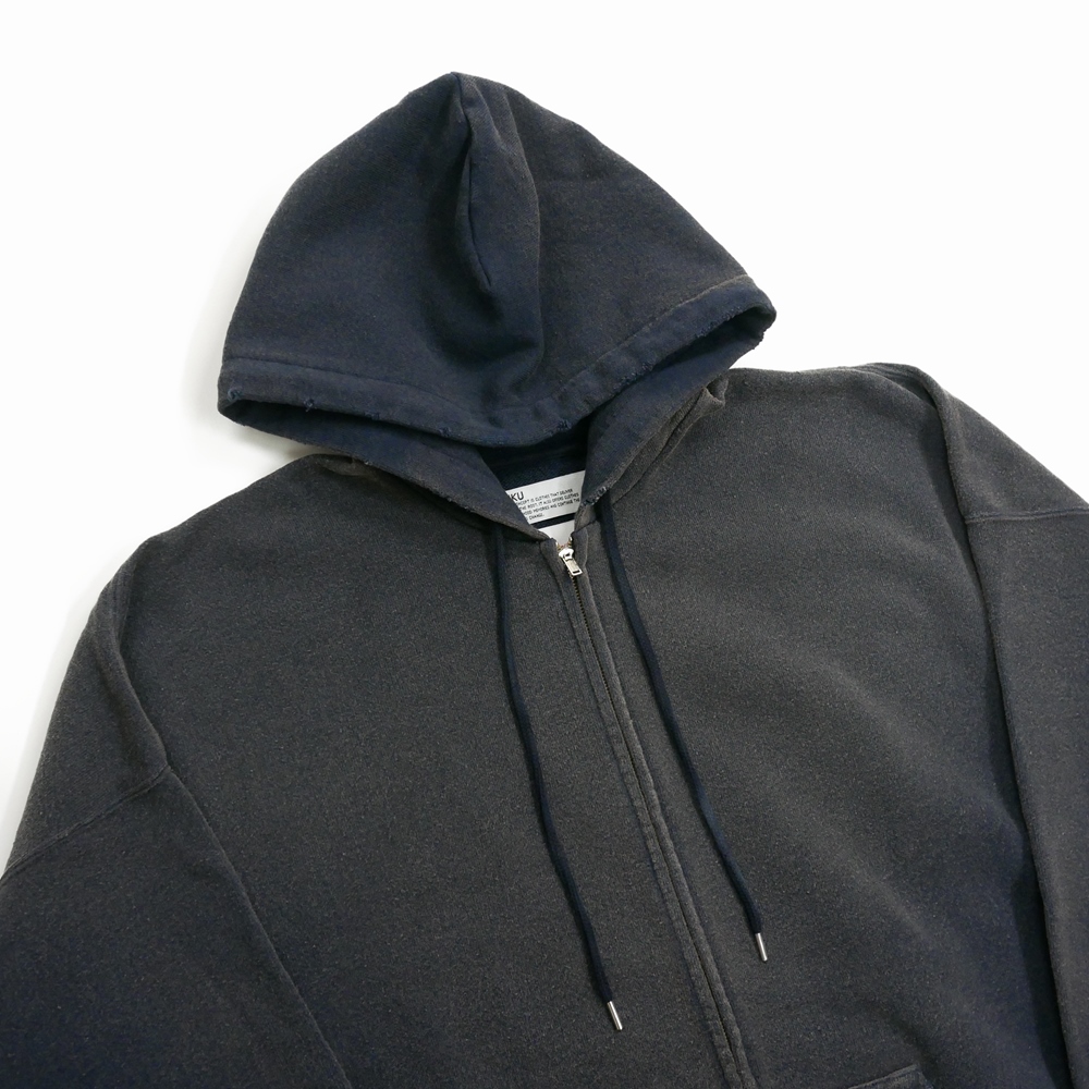 画像: DAIRIKU/Waterproof Sunburn Hoodie（Vintage Navy）［ジップアップフーディー-24秋冬］