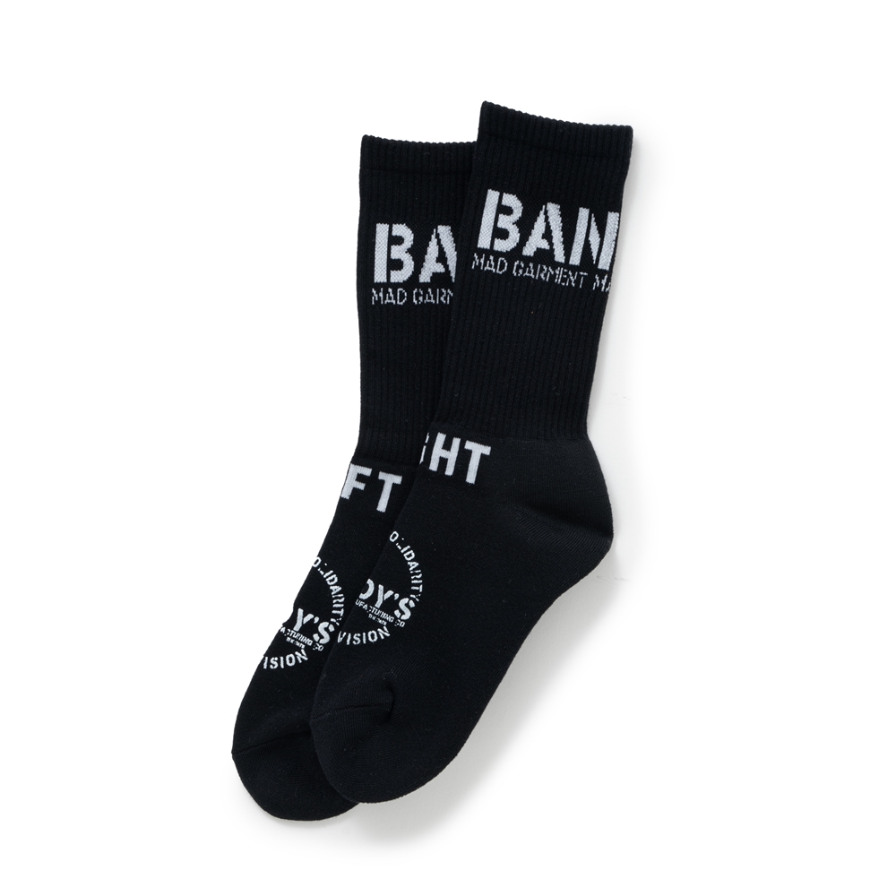 画像: RATS/PILE SOCKS（BLACK）［ソックス-24秋冬］