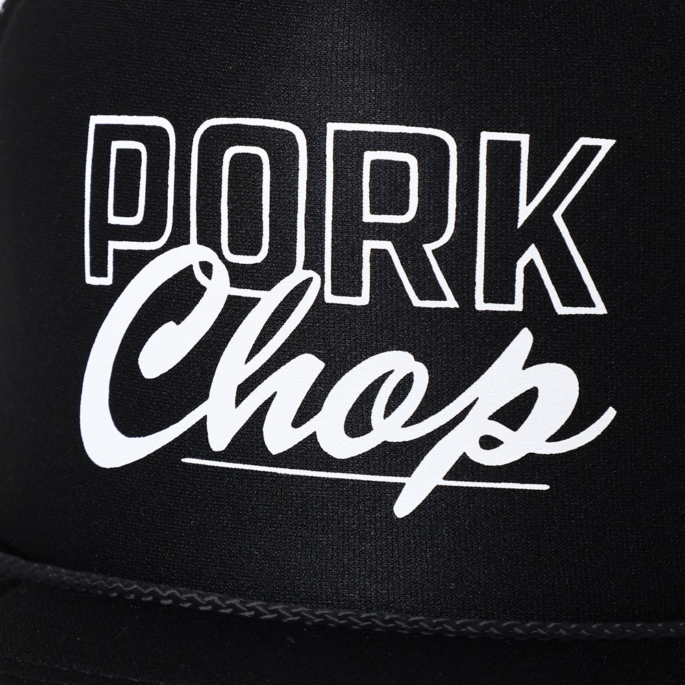 画像: PORKCHOP/MASA SCULP MESH CAP B（BLACK）［メッシュキャップ-24秋冬］