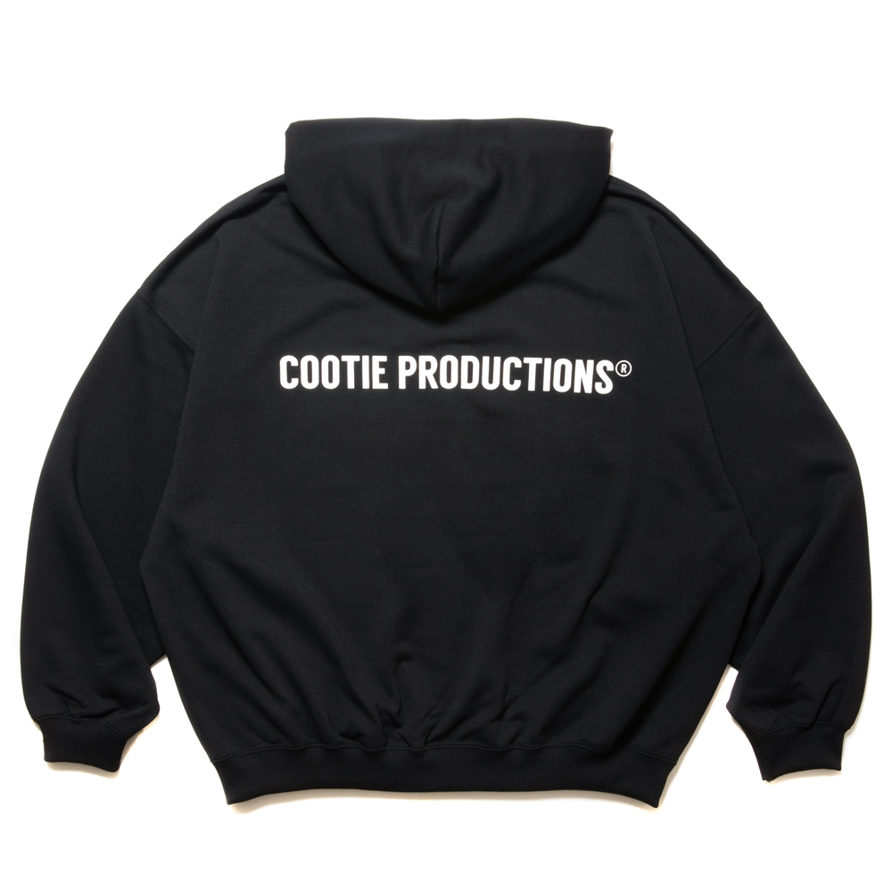 画像: COOTIE PRODUCTIONS/Dry Tech Oversized Sweat Zip Up Hoodie（Black）［ドライテックジップフーディー-24秋冬］