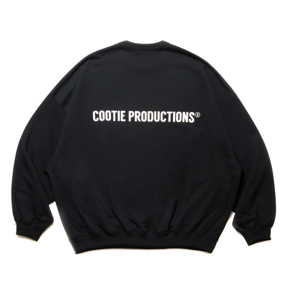 画像: COOTIE PRODUCTIONS/Dry Tech Oversized Sweat Crew（Black）［ドライテックスウェットクルー-24秋冬］