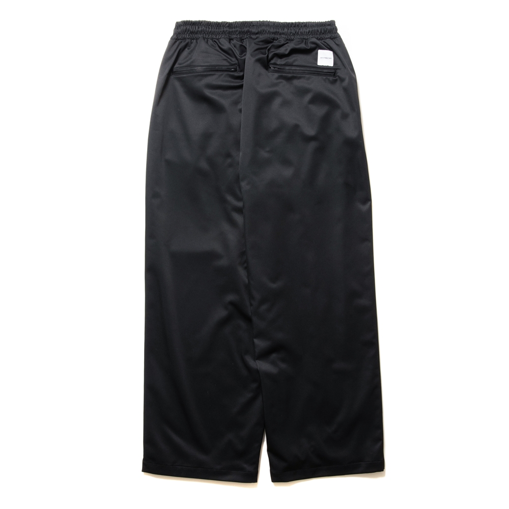 画像: COOTIE PRODUCTIONS/Polyester Twill 2 Tuck Track Pants（Black）［2タックトラックパンツ-24秋冬］