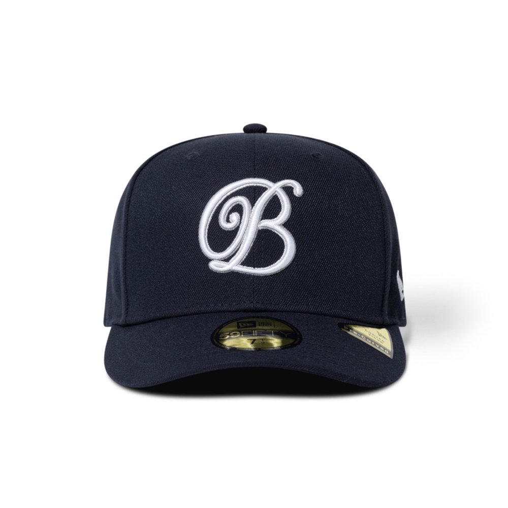 画像: BlackEyePatch/B EMBELEM PRE CURVED NEW ERA CAP（NAVY）