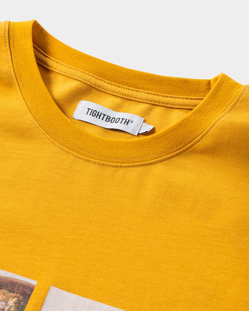 画像: TIGHTBOOTH/PASS THE PIE L/S T-SHIRT（Mustard）［プリント長袖T-24秋冬］