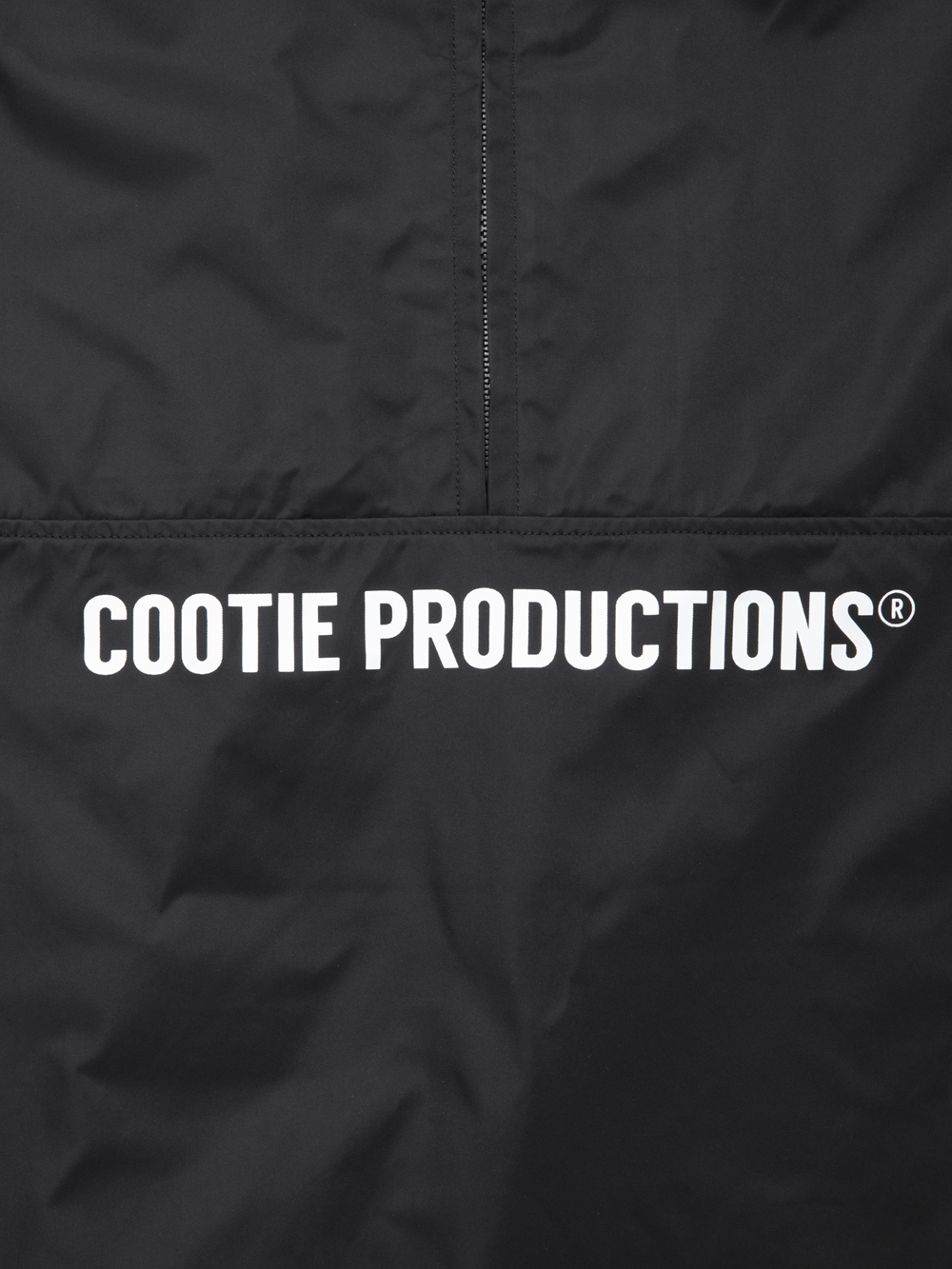 画像: COOTIE PRODUCTIONS/Memory Polyester Twill Half Zip Top（Black）［ハーフジップトップ-24秋冬］