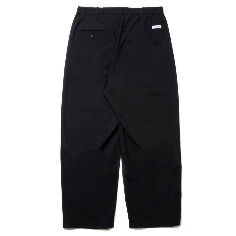 画像: COOTIE PRODUCTIONS/PLAIN T/W 2 Tuck Easy Pants（Black）［プレーンT/Wツータックイージーパンツ-24秋冬］