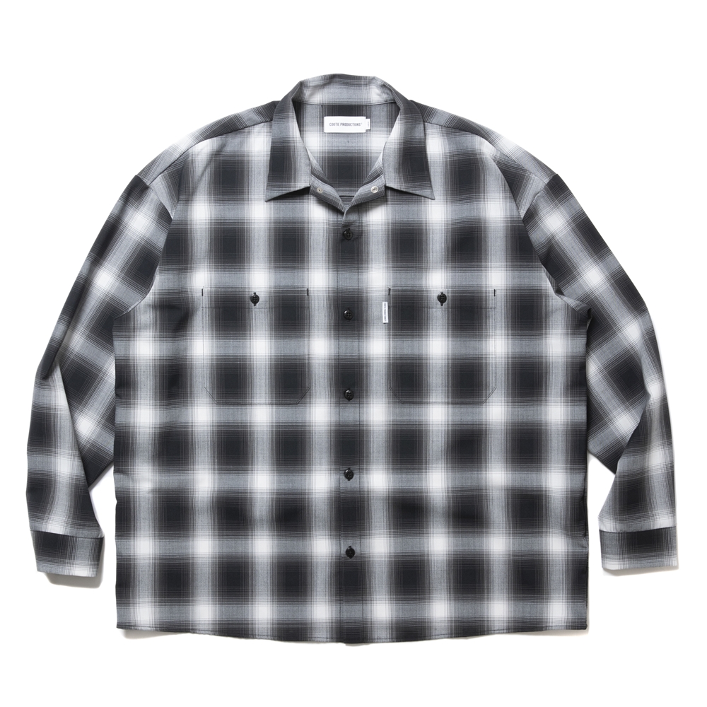 画像: COOTIE PRODUCTIONS/CHECK T/W Work L/S Shirt（Ombre Check）［チェックT/Wワークシャツ-24秋冬］