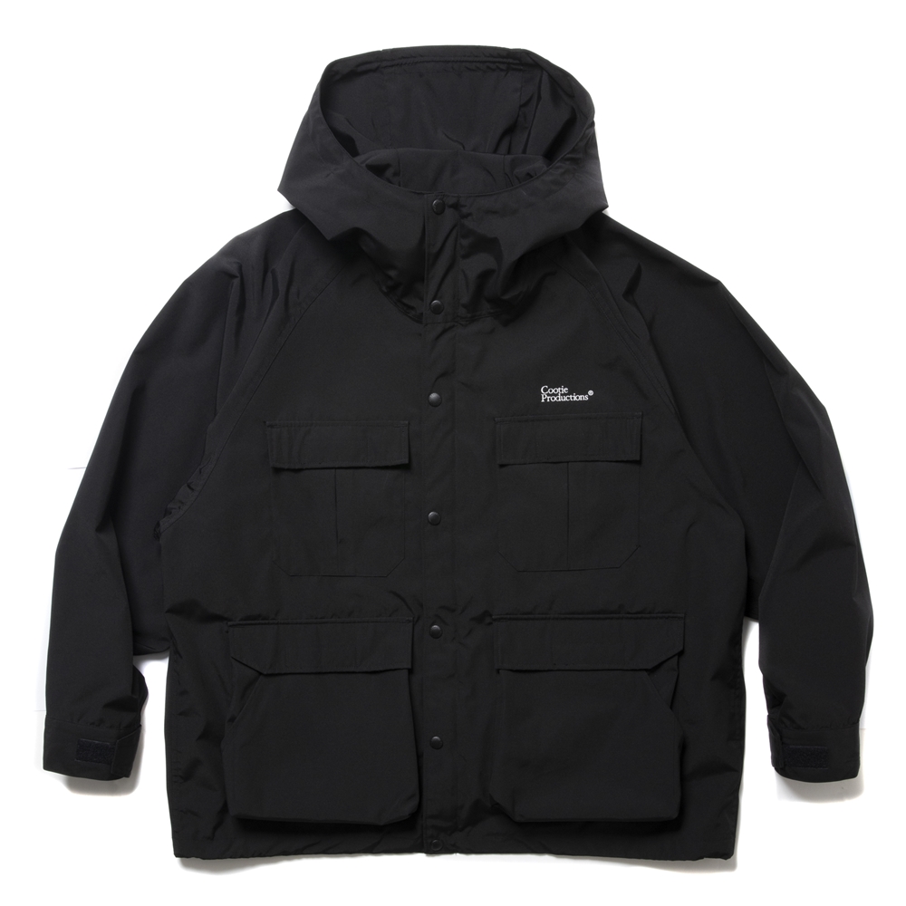 画像: COOTIE PRODUCTIONS/T/C Weather Hooded Shell Jacket（Black）［T/CウェザーフーデッドシェルJKT-24秋冬］