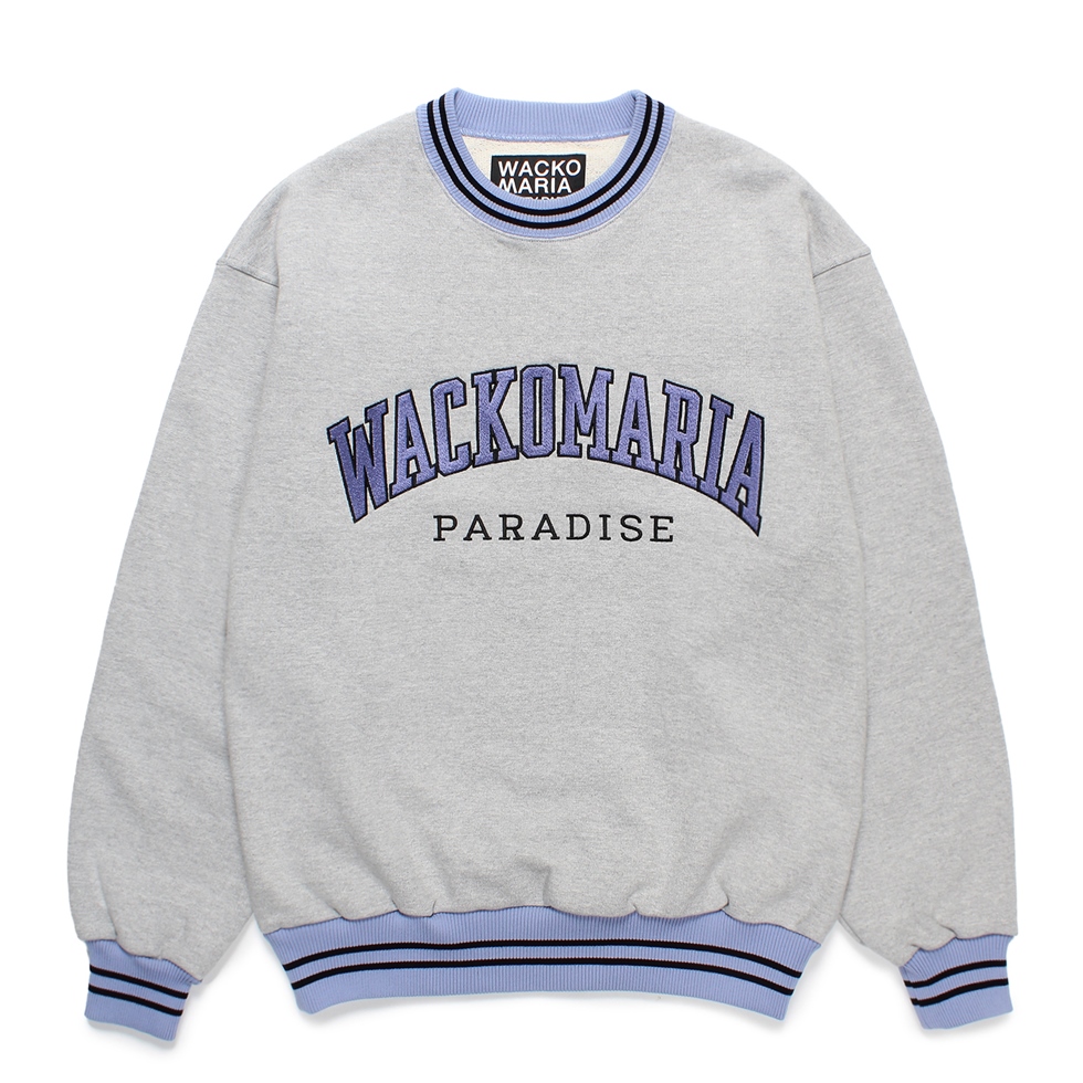 画像: WACKO MARIA/HEAVY WEIGHT SWEAT SHIRT（GRAY）［クルーネックスウェット-24秋冬］