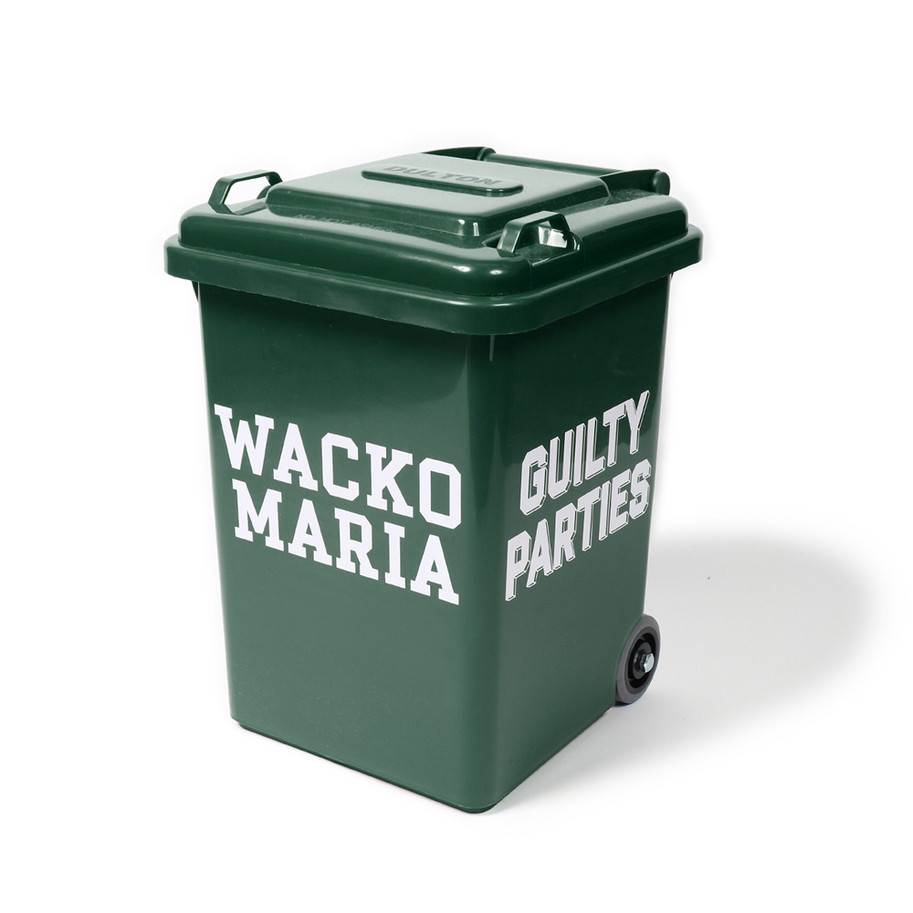 画像: WACKO MARIA/TRASH CAN（SMALL）（GREEN）［トラッシュカン-24秋冬］