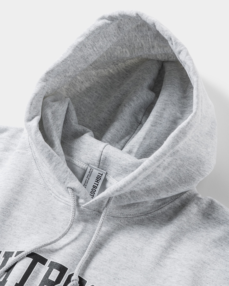 画像: TIGHTBOOTH/COLLEGE HOODED SWEAT SHIRT（Ash）［プルオーバーパーカー-24秋冬］